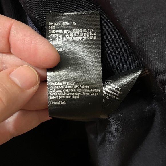 Karen Millen Deep Blue Velvet Dress with Chain Accent - Picture 14 of 16